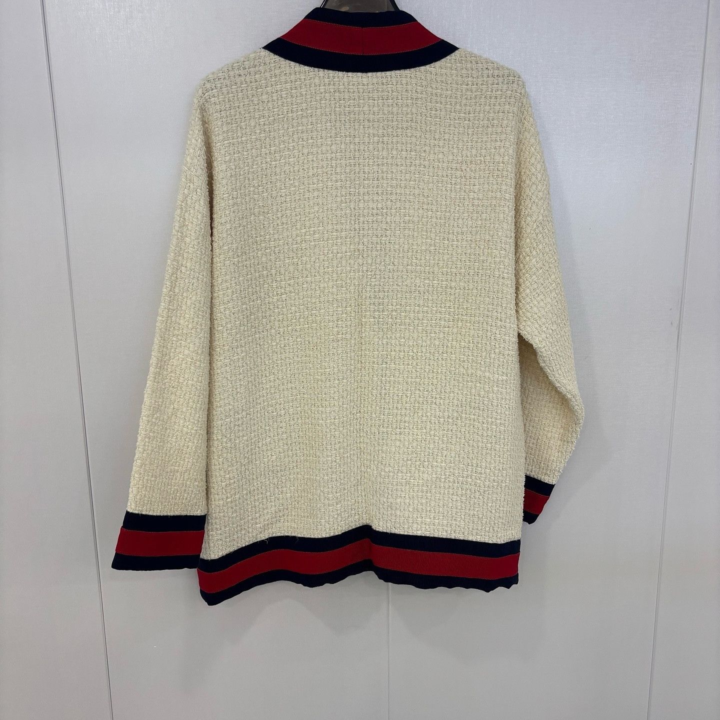 Gucci Gucci Tweed Web Trim Cardigan Size XS Size XS / US 0-2 / IT 36-38 - 2 Thumbnail