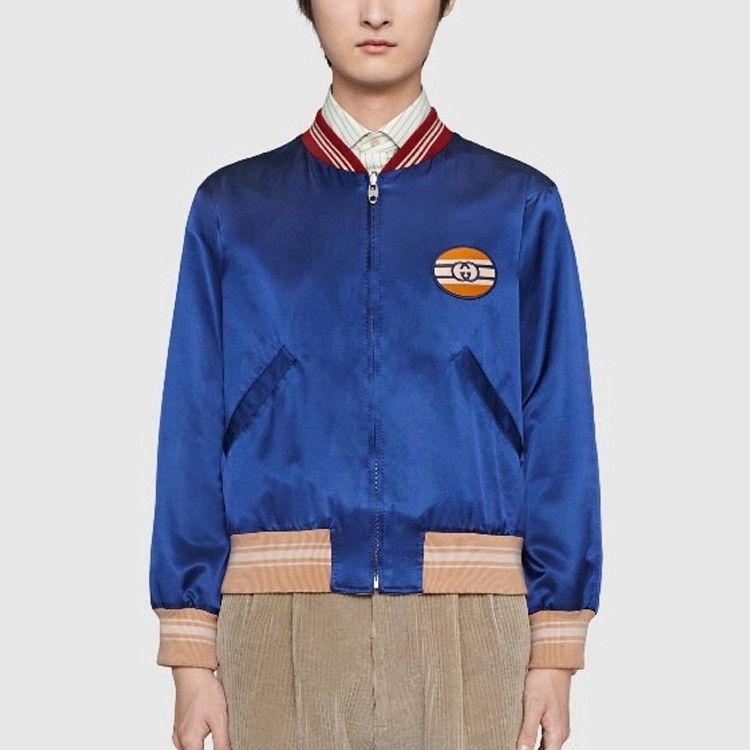 Gucci Gucci Tiger Embroidered Reversible Bomber Jacket Size 48 Size US M / EU 48-50 / 2 - 10 Thumbnail