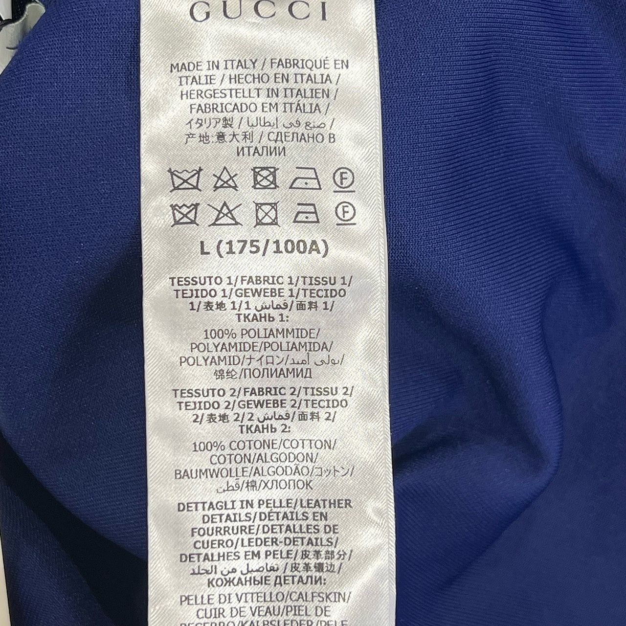 Gucci Gucci Leather Logo Patch Jacket Size L Size US L / EU 52-54 / 3 - 4 Thumbnail
