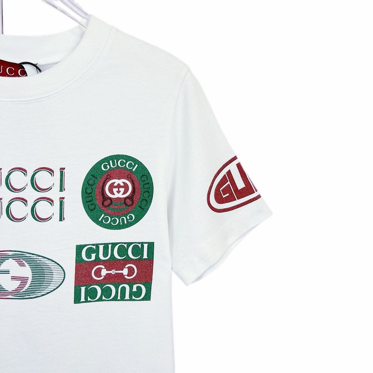 Gucci Gucci Multi Logo Print T-Shirt Size XS Size US XS / EU 42 / 0 - 6 Thumbnail