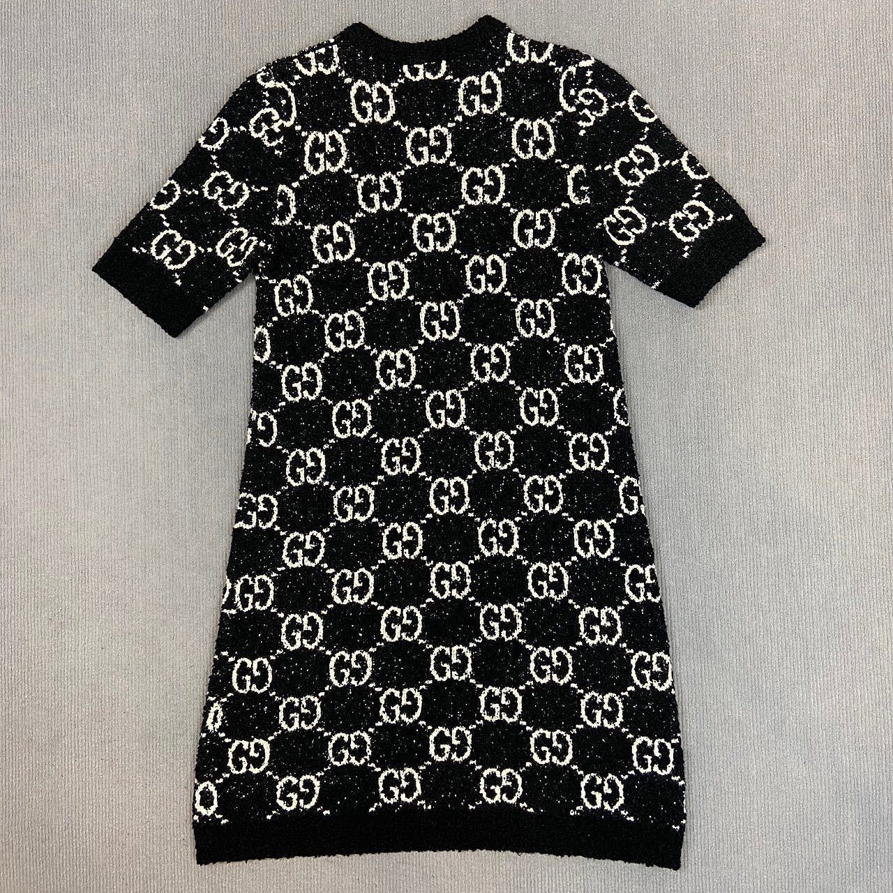 Gucci Gucci GG Jacquard Knit Mini Dress Size S Size S / US 4 / IT 40 - 2 Thumbnail