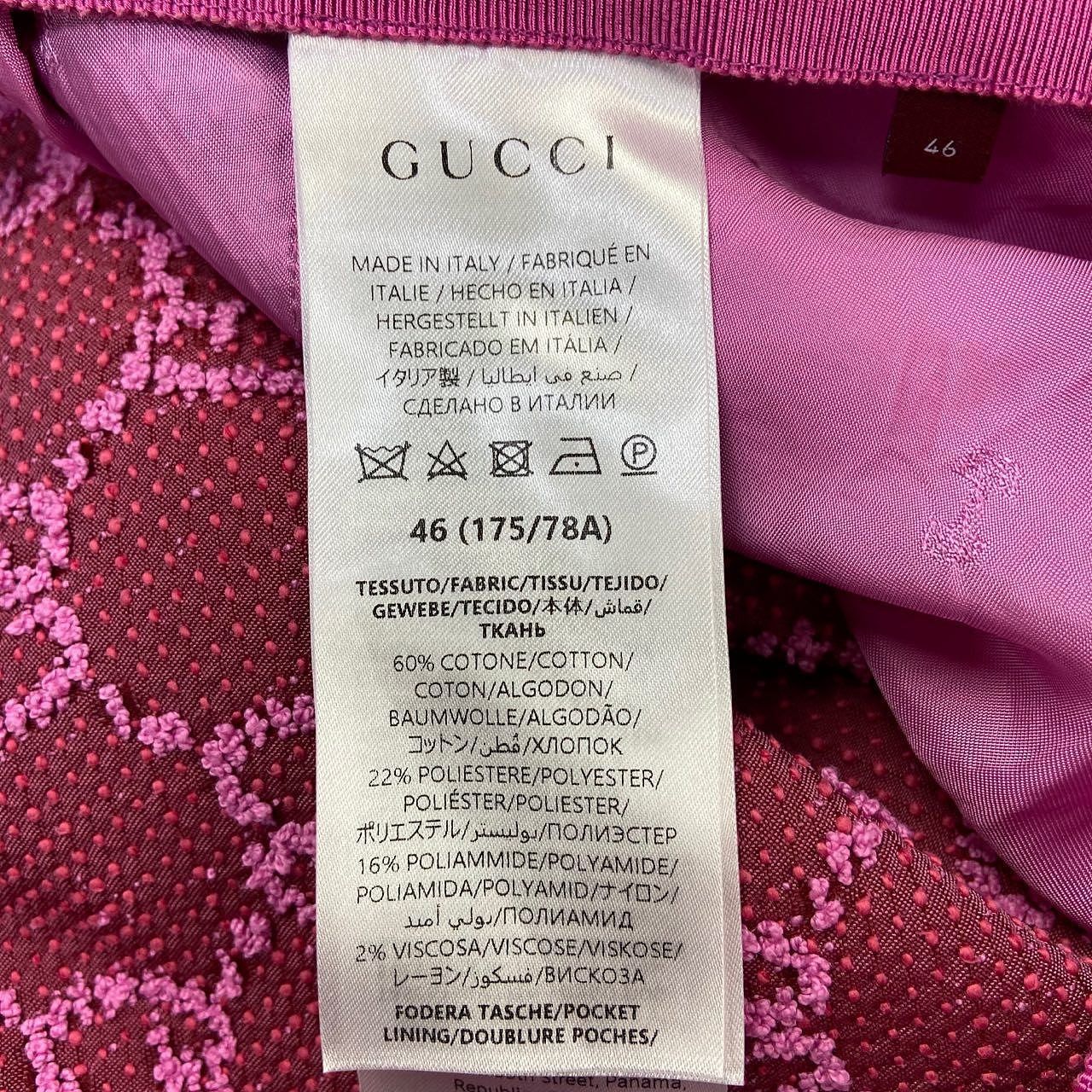 Gucci Gucci GG Jacquard A-Line Mini Skirt Size 46 Size 32" / US 10 / IT 46 - 4 Thumbnail