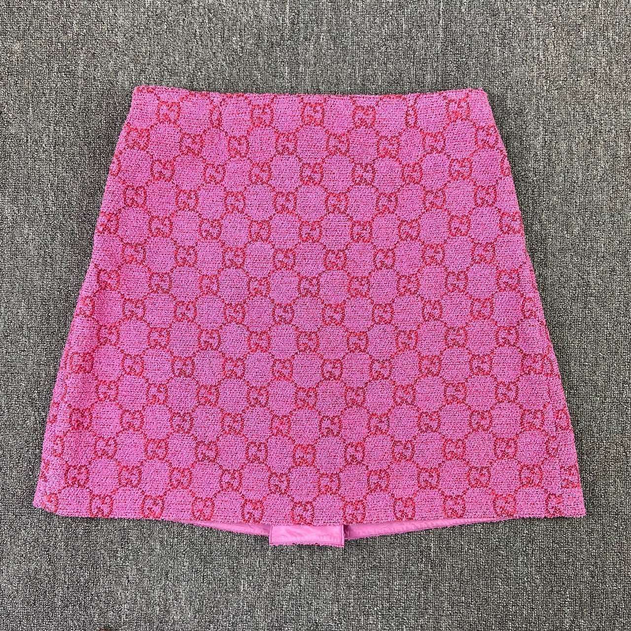 Gucci Gucci GG Jacquard A-Line Mini Skirt Size 46 Size 32" / US 10 / IT 46 - 2 Thumbnail