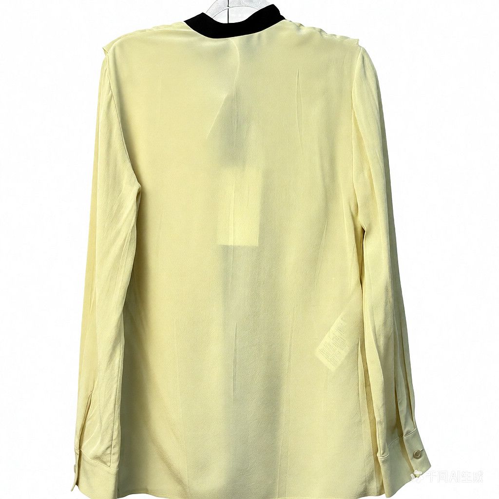 Gucci Gucci Ruffled Color-Block Blouse Size 36 Size XS / US 0-2 / IT 36-38 - 2 Thumbnail