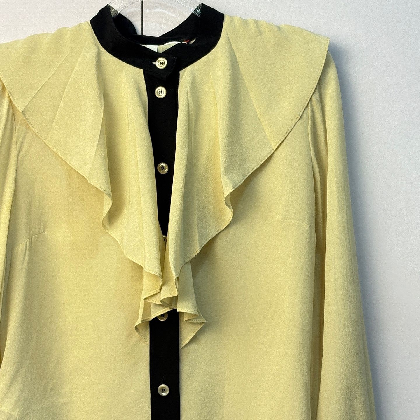 Gucci Gucci Ruffled Color-Block Blouse Size 36 Size XS / US 0-2 / IT 36-38 - 6 Thumbnail