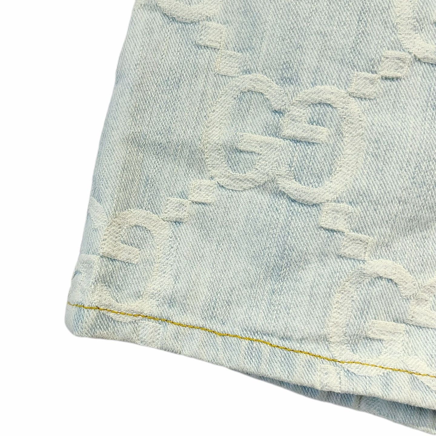 Gucci Gucci GG Jacquard Denim Shorts Size 26 Size 26" / US 2 / IT 38 - 7 Thumbnail