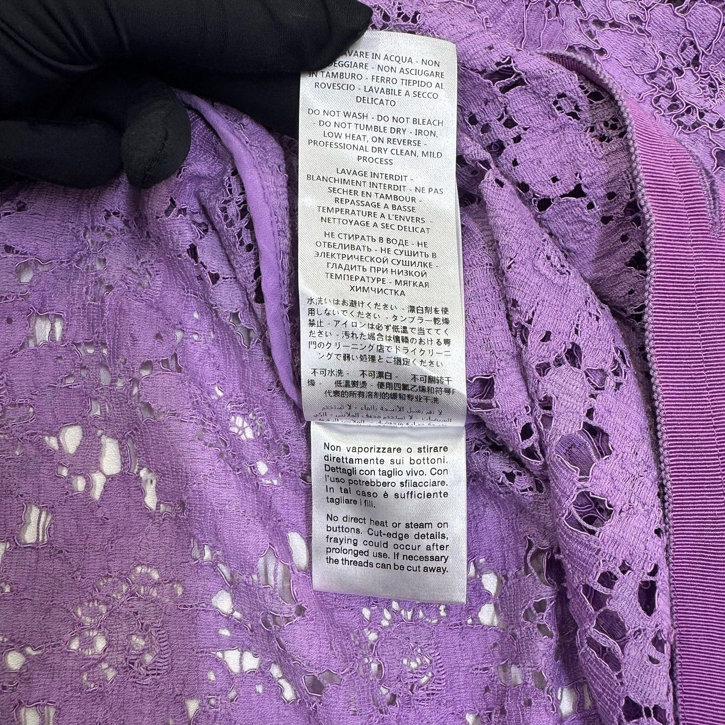 Gucci Gucci Purple Lace Jacket Size 38 Size XS / US 0-2 / IT 36-38 - 20 Thumbnail