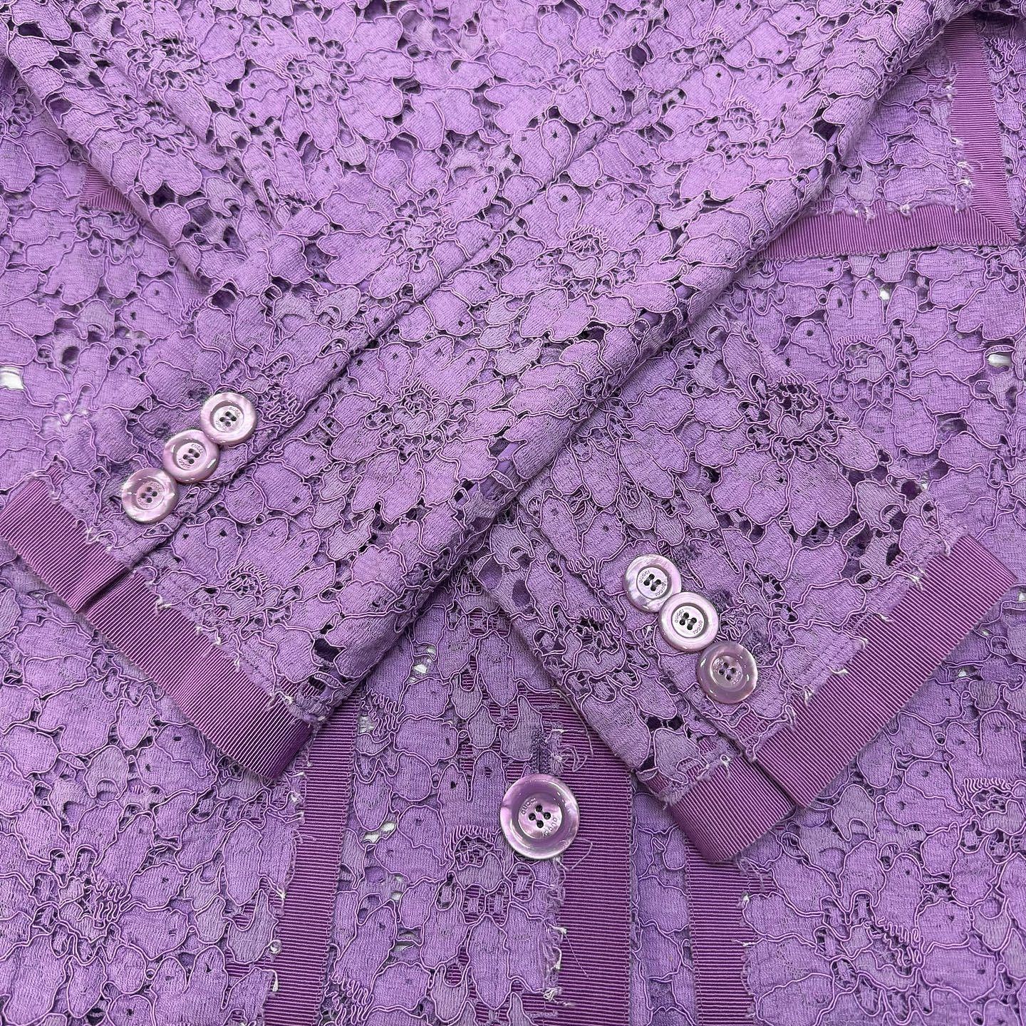 Gucci Gucci Purple Lace Jacket Size 38 Size XS / US 0-2 / IT 36-38 - 16 Thumbnail