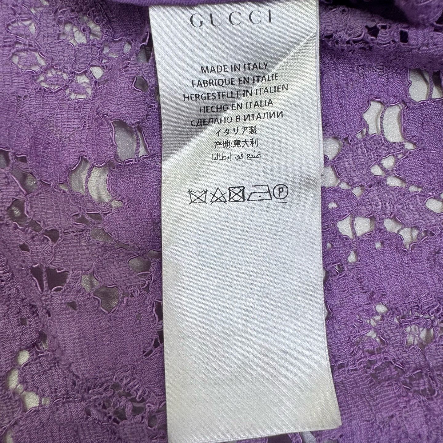 Gucci Gucci Purple Lace Jacket Size 38 Size XS / US 0-2 / IT 36-38 - 17 Thumbnail