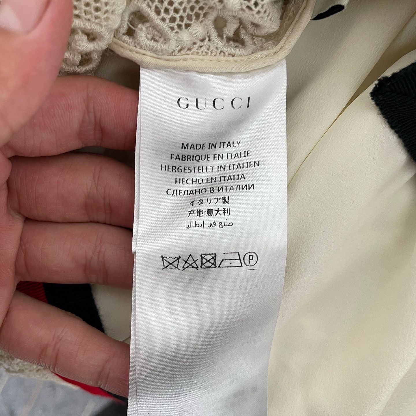 Gucci Gucci GG Lace Button-Up Dress Size 40 Size S / US 4 / IT 40 - 4 Thumbnail