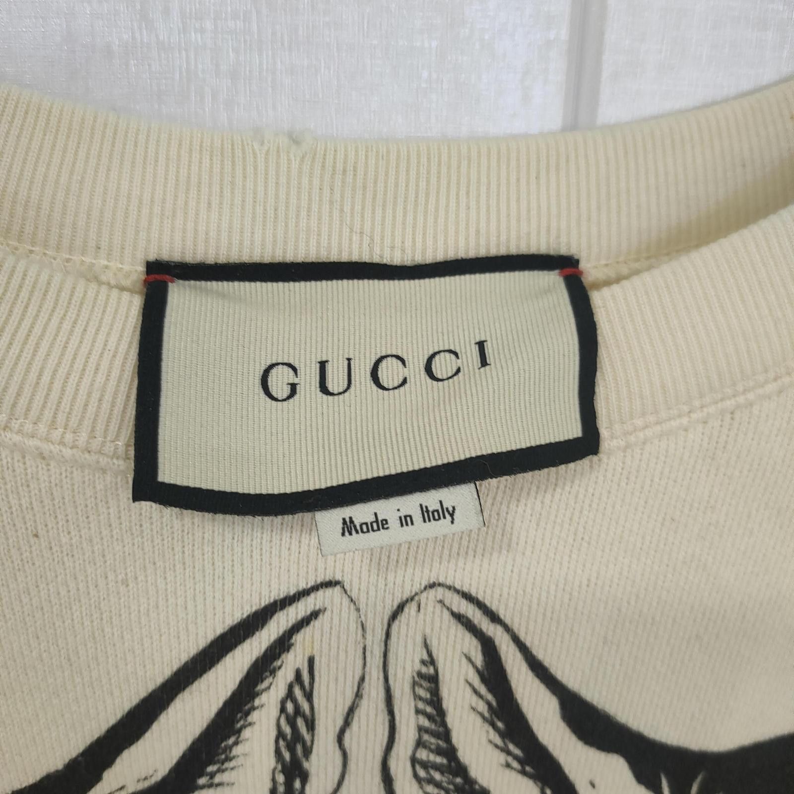 Gucci Gucci Cat Print Sweatshirt Size L Size L / US 10 / IT 46 - 3 Thumbnail