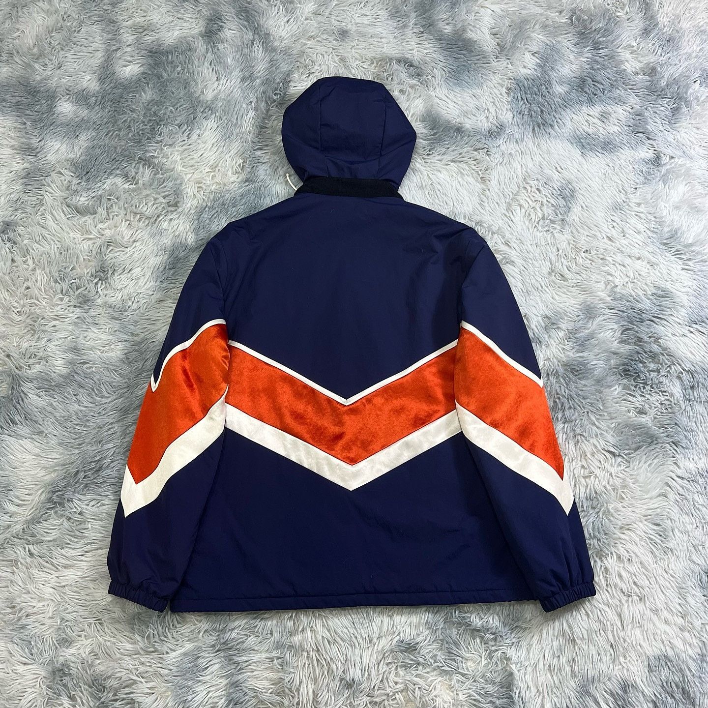 Gucci Gucci Colorblock Logo Zip Hoodie Jacket Size M Size US M / EU 48-50 / 2 - 2 Thumbnail