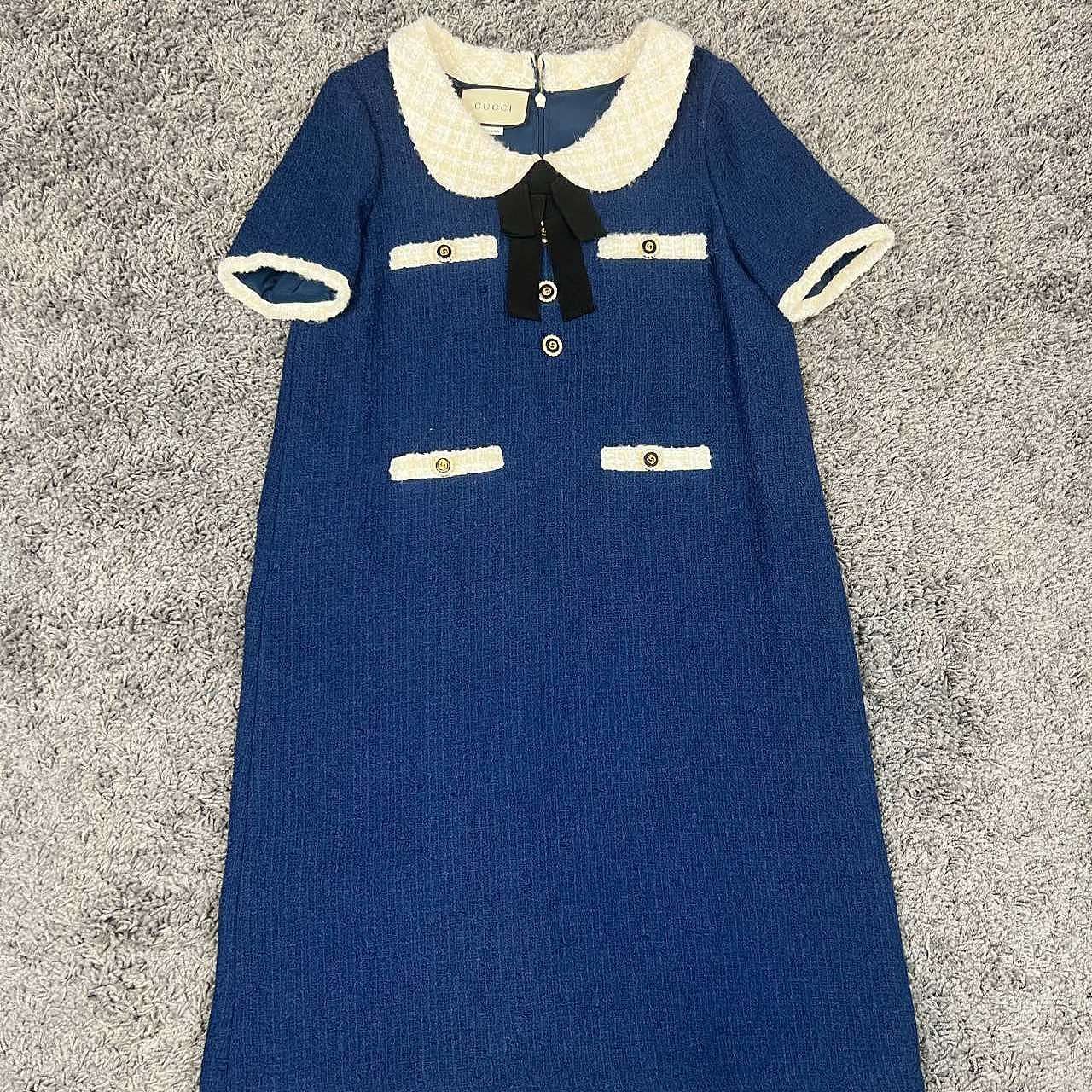 Gucci Gucci Tweed Peter Pan Collar Dress Size 38 Size XS / US 0-2 / IT 36-38 - 7 Thumbnail