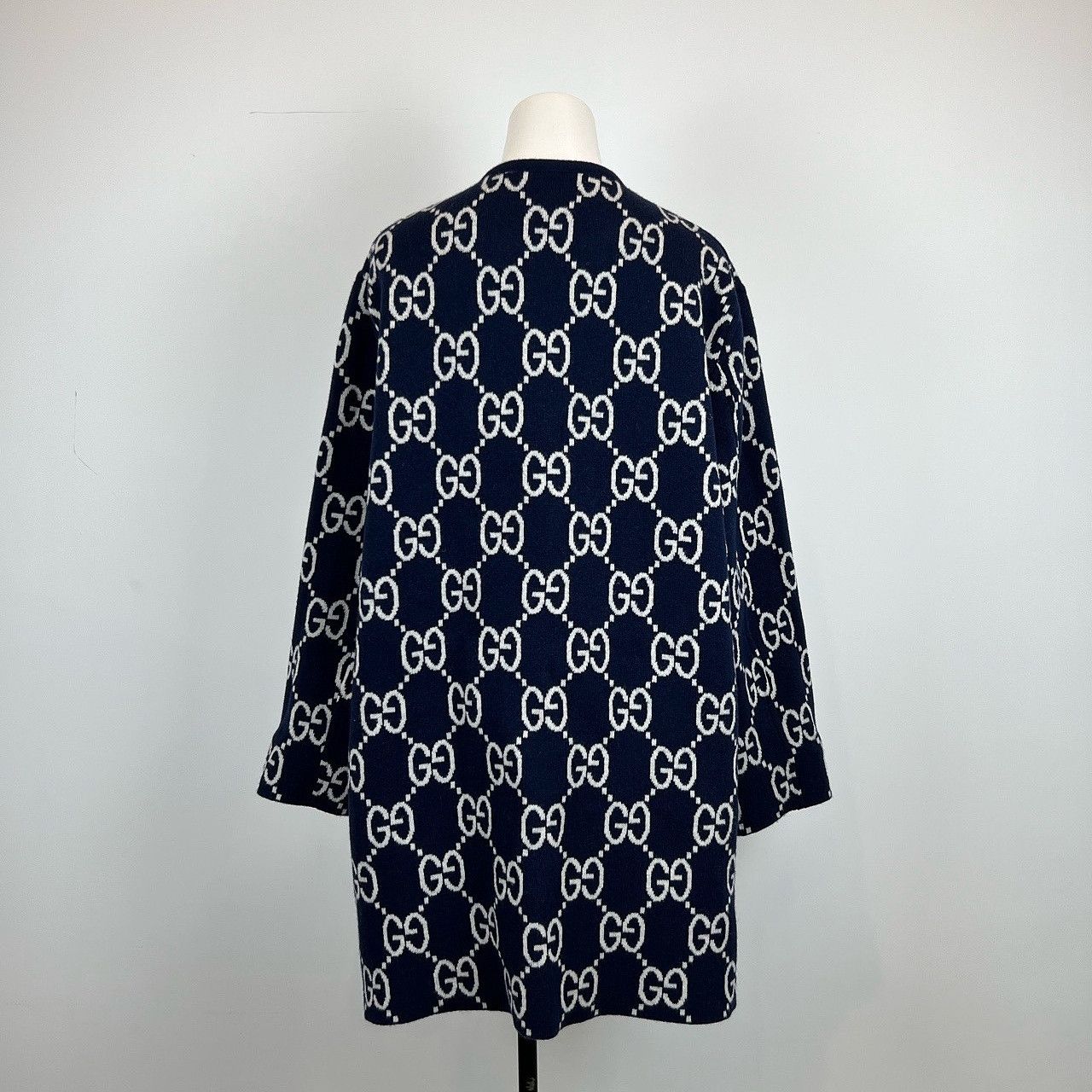 Gucci Gucci GG Monogram Reversible Knit Coat Size L Size L / US 10 / IT 46 - 2 Thumbnail