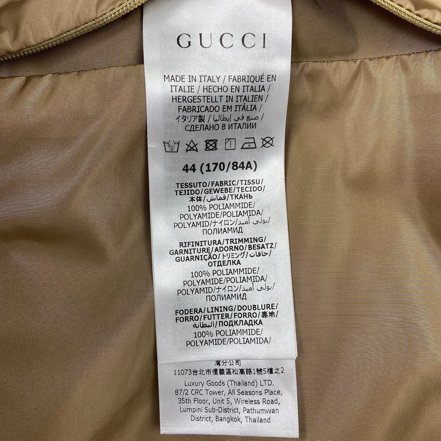 Gucci Gucci Pleasure Club GG Monogram Zip Jacket Size S Size US S / EU 44-46 / 1 - 4 Thumbnail