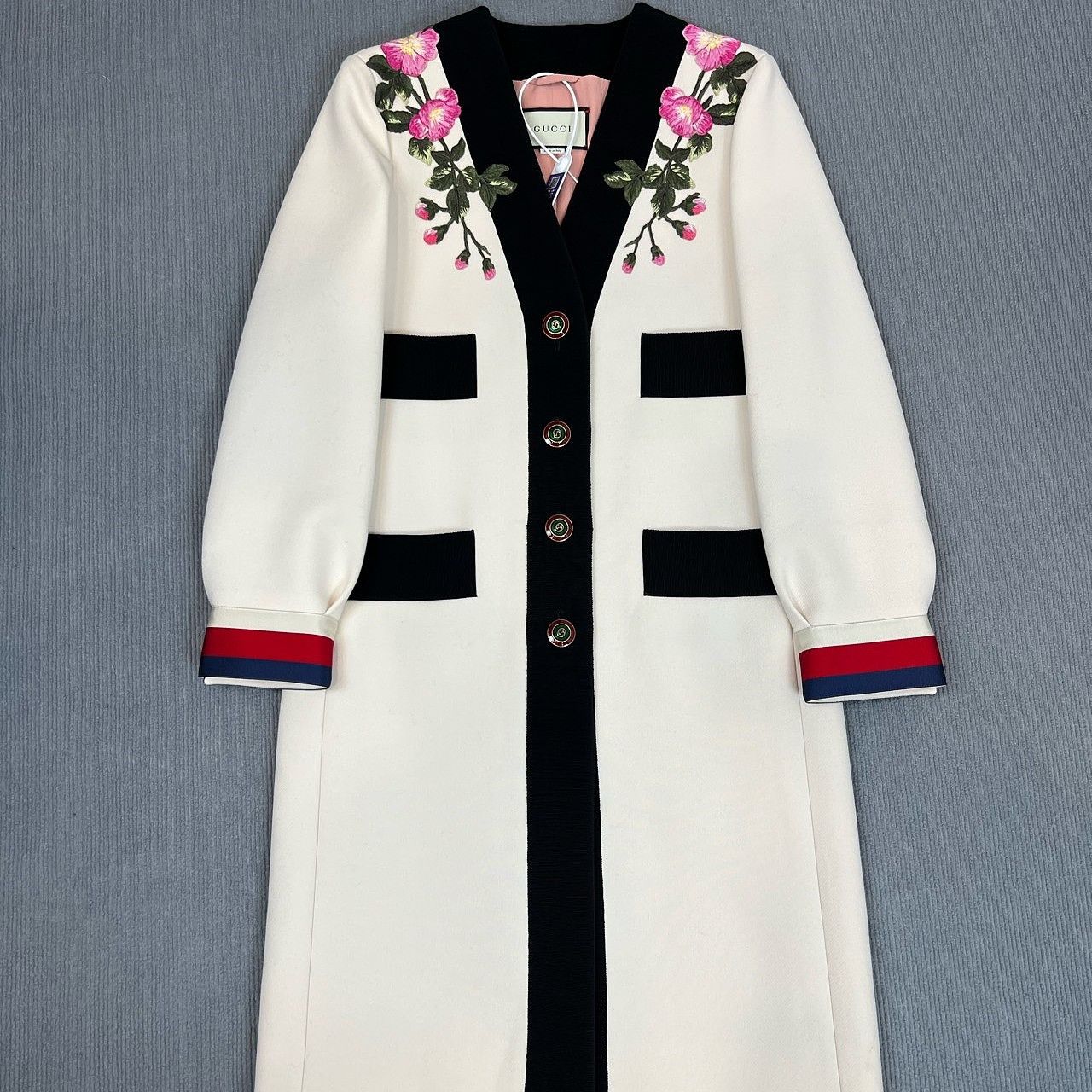 Gucci Gucci Floral Embroidered Coat Size 38 Size XS / US 0-2 / IT 36-38 - 8 Thumbnail