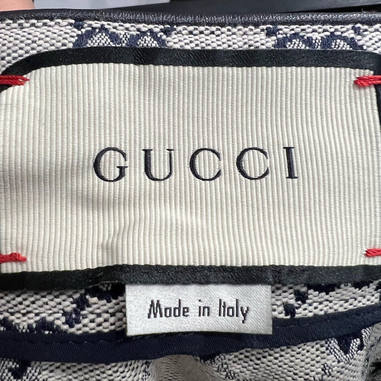 Gucci Gucci GG Logo Print A-Line Skirt Size 38 Size 26" / US 2 / IT 38 - 3 Thumbnail