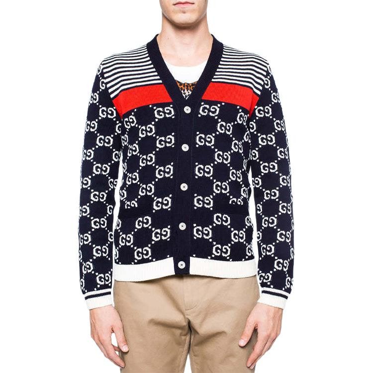 Gucci Gucci GG Logo Cardigan Size L Size US L / EU 52-54 / 3 - 7 Thumbnail