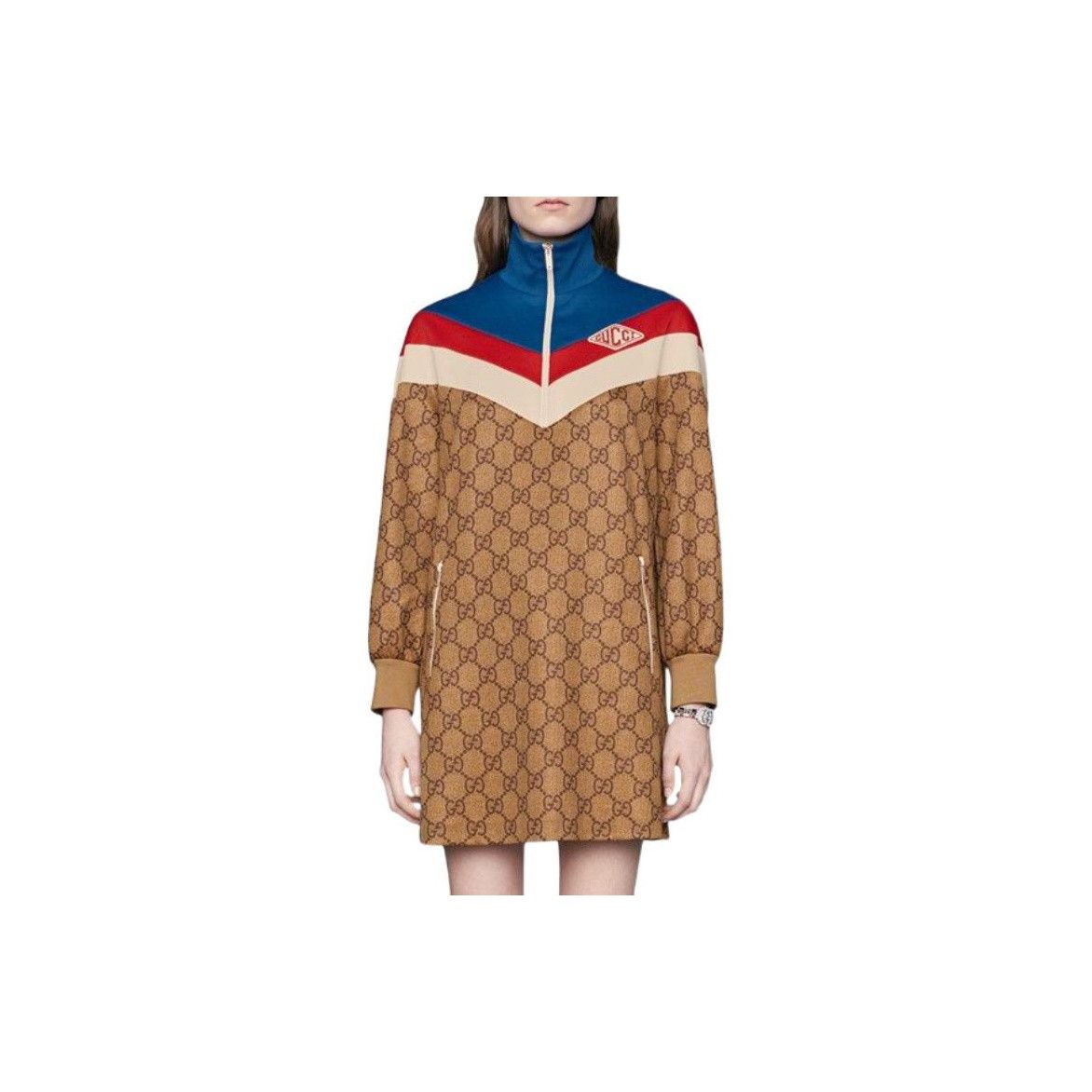 Gucci Gucci GG Monogram Zip Up Mini Dress Size M Size M / US 6-8 / IT 42-44 - 9 Thumbnail