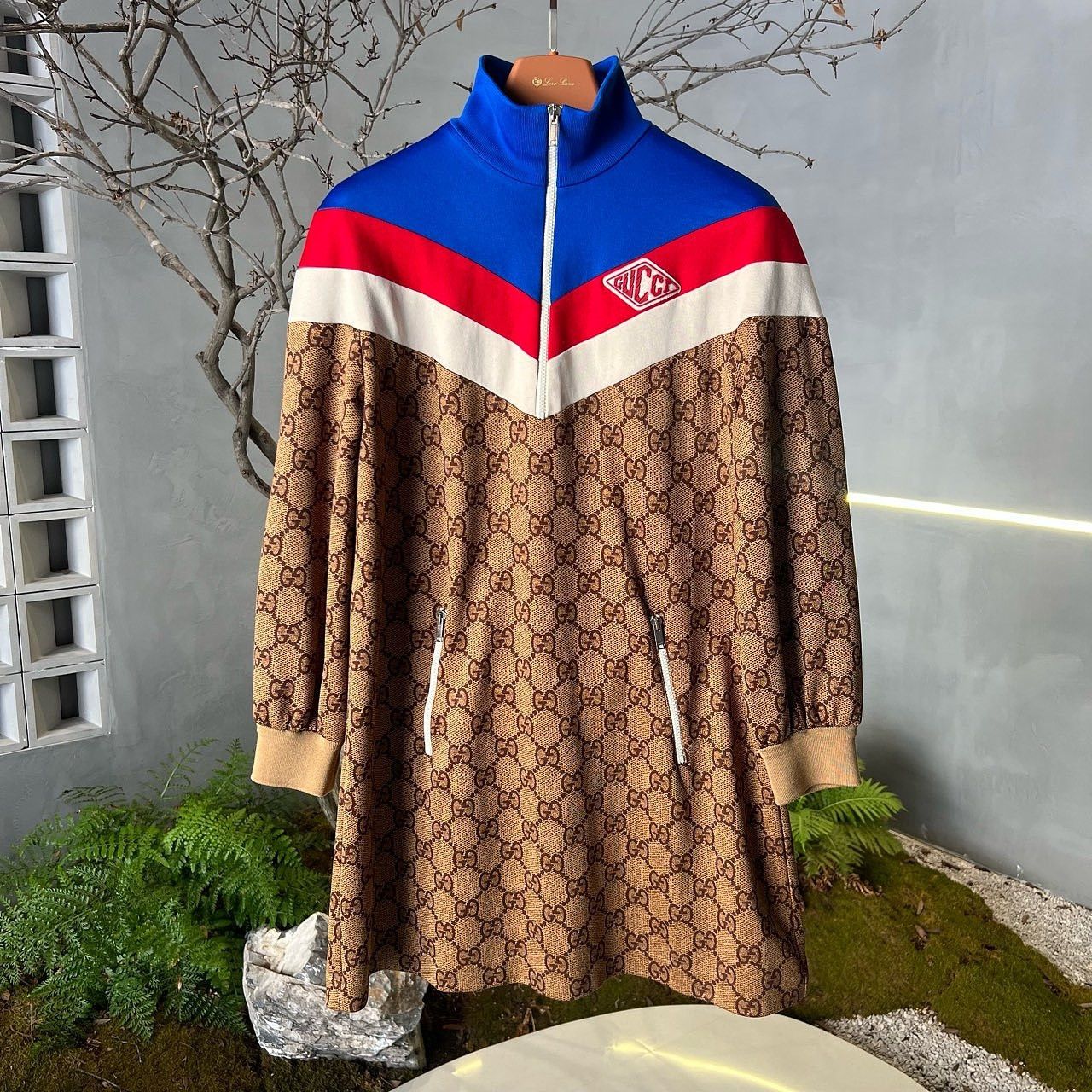 Gucci Gucci GG Monogram Zip Up Mini Dress Size M Size M / US 6-8 / IT 42-44 - 7 Thumbnail