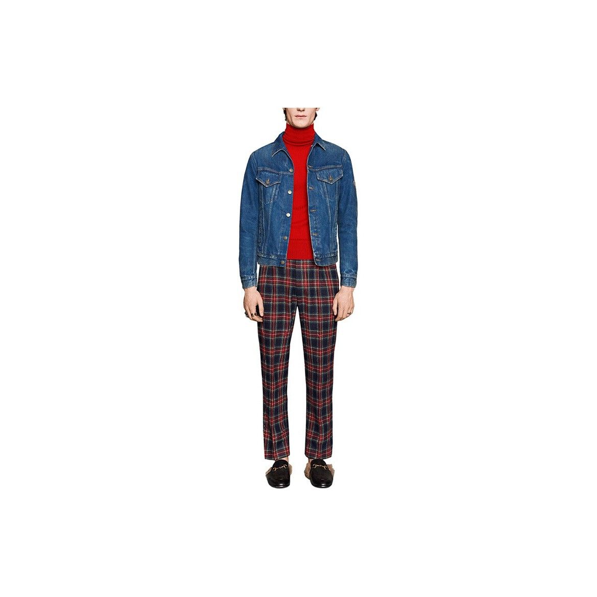 Gucci Gucci Tiger Embroidery Denim Jacket Size 50 Size US M / EU 48-50 / 2 - 6 Thumbnail