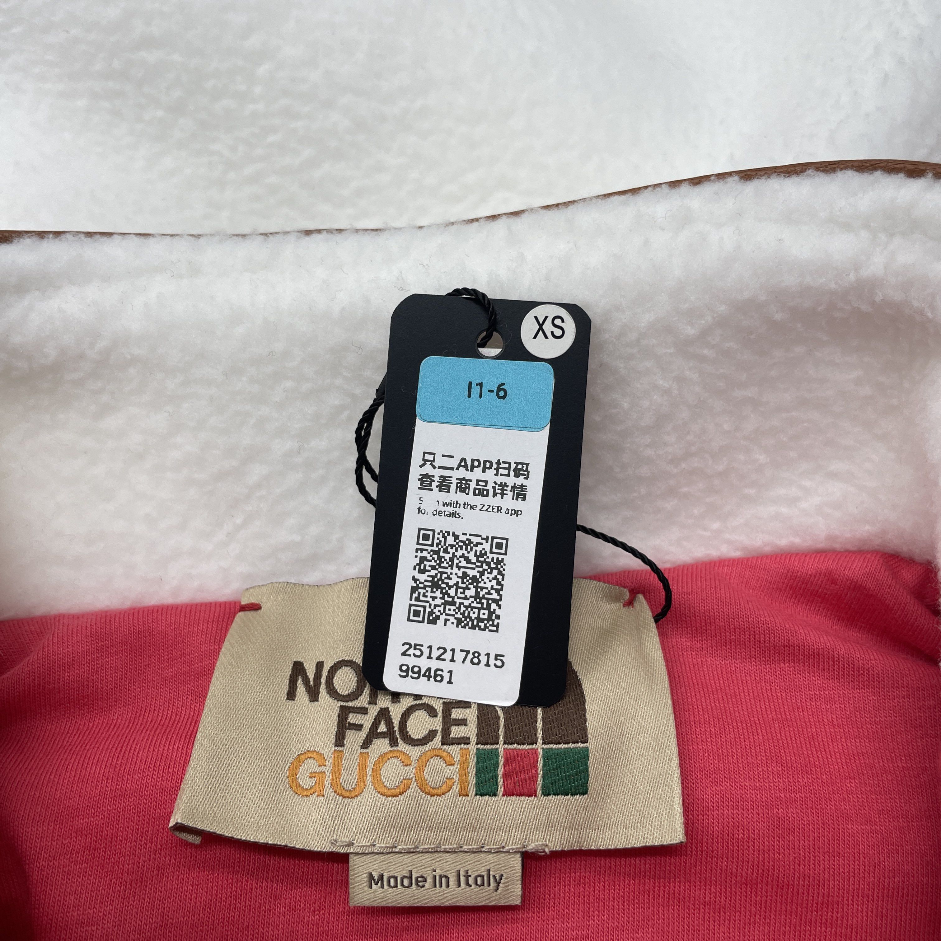 Gucci Gucci x The North Face Logo Fleece Jacket Size XS Size XS / US 0-2 / IT 36-38 - 5 Thumbnail