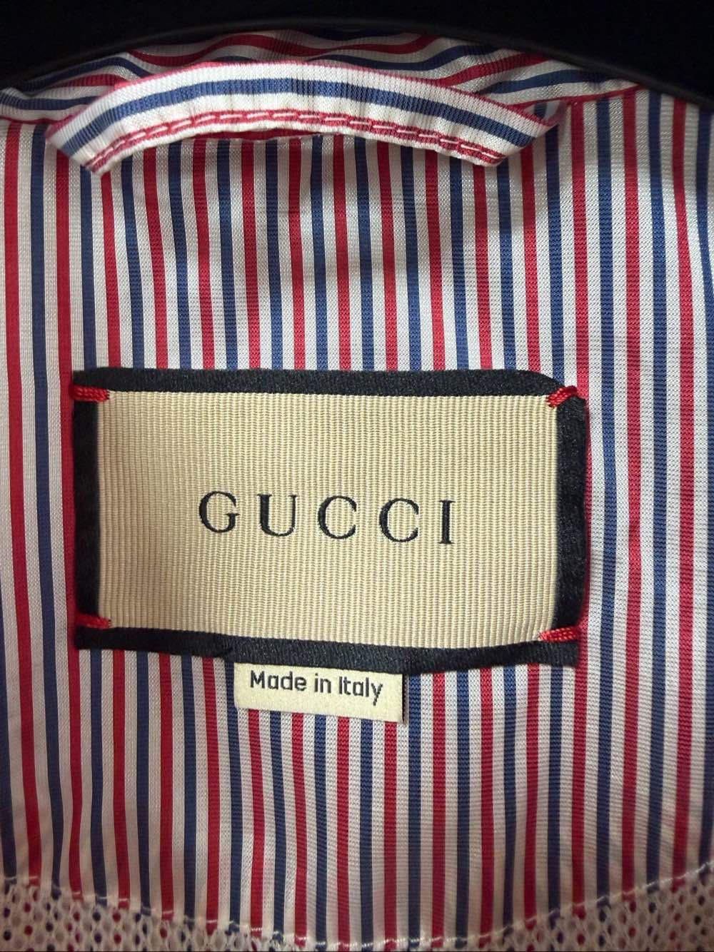 Gucci GUCCI Striped Logo Zip-up Jacket US S Size US S / EU 44-46 / 1 - 3 Thumbnail