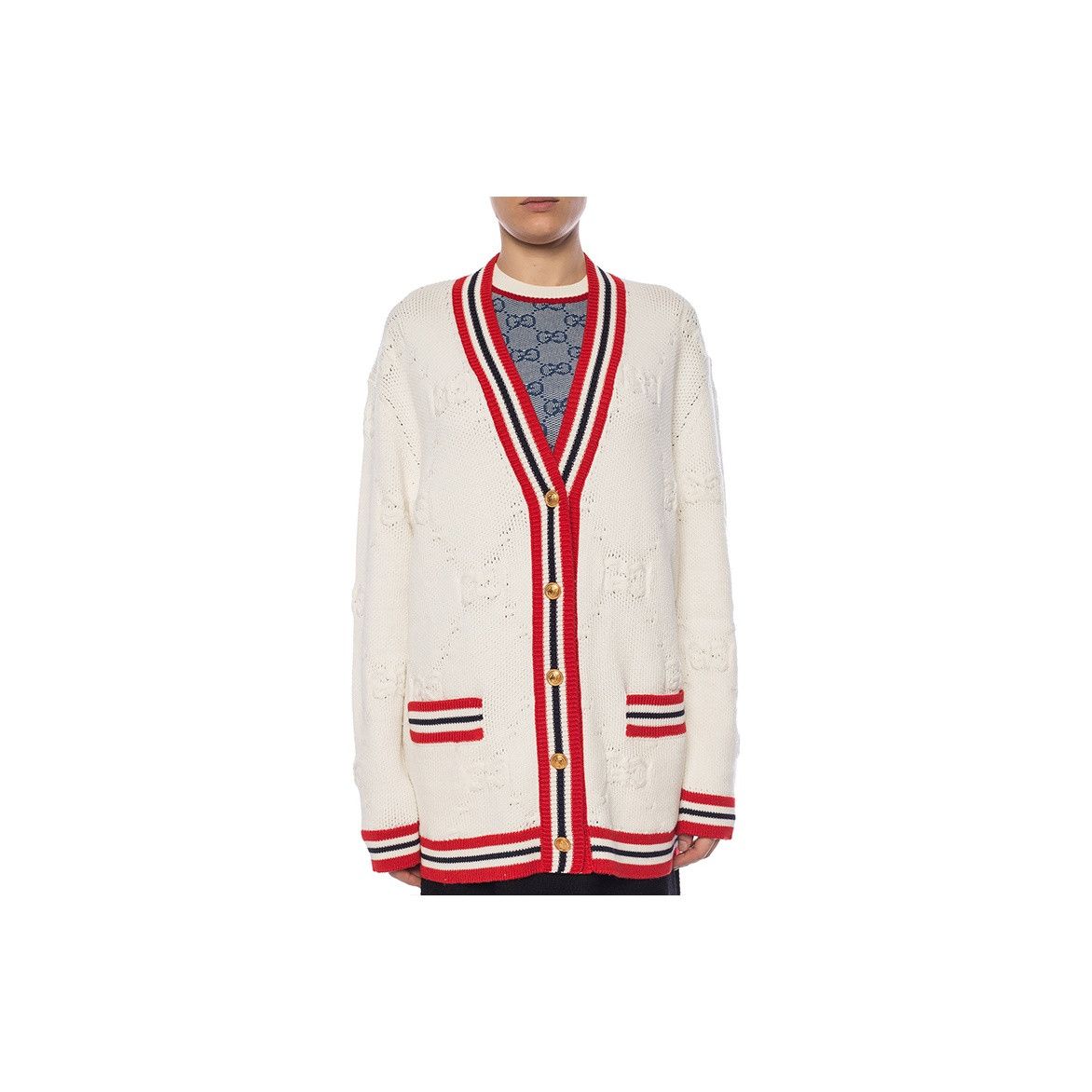 Gucci Gucci GG Logo Cardigan Size S Size S / US 4 / IT 40 - 7 Thumbnail