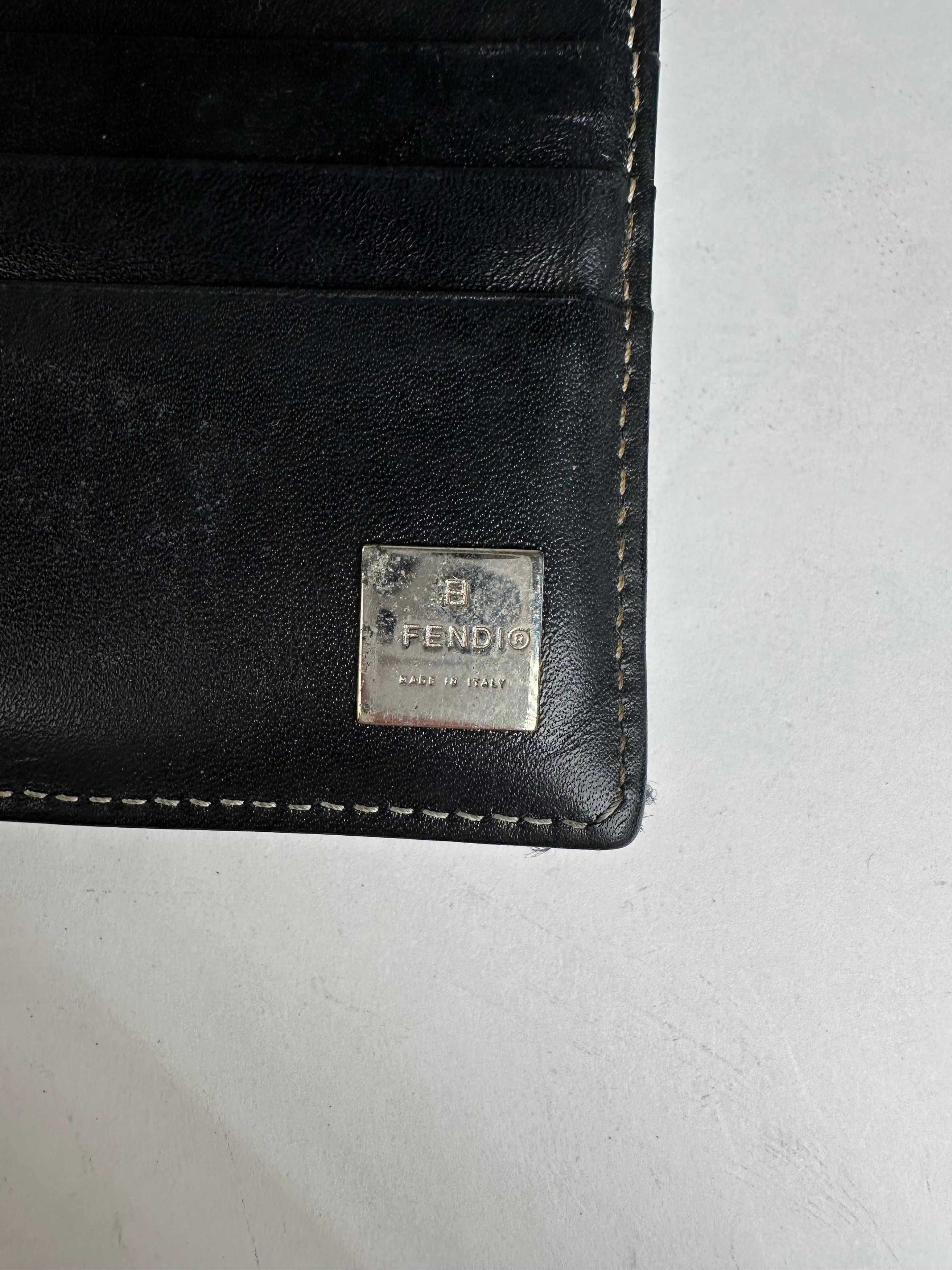 Fendi Vintage Fabric Wallet Brown Size ONE SIZE - 4 Thumbnail