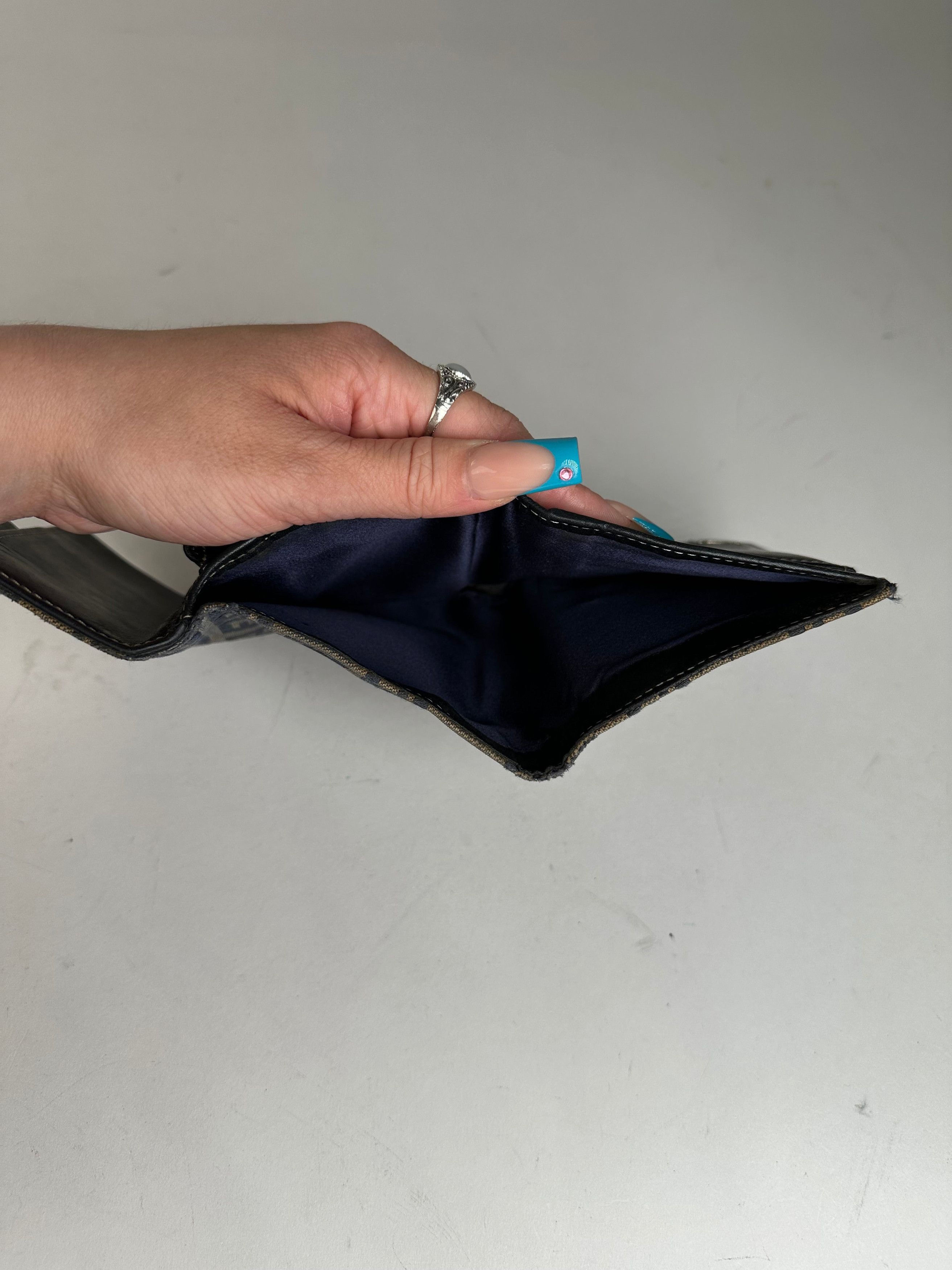 Fendi Vintage Fabric Wallet Brown Size ONE SIZE - 7 Thumbnail