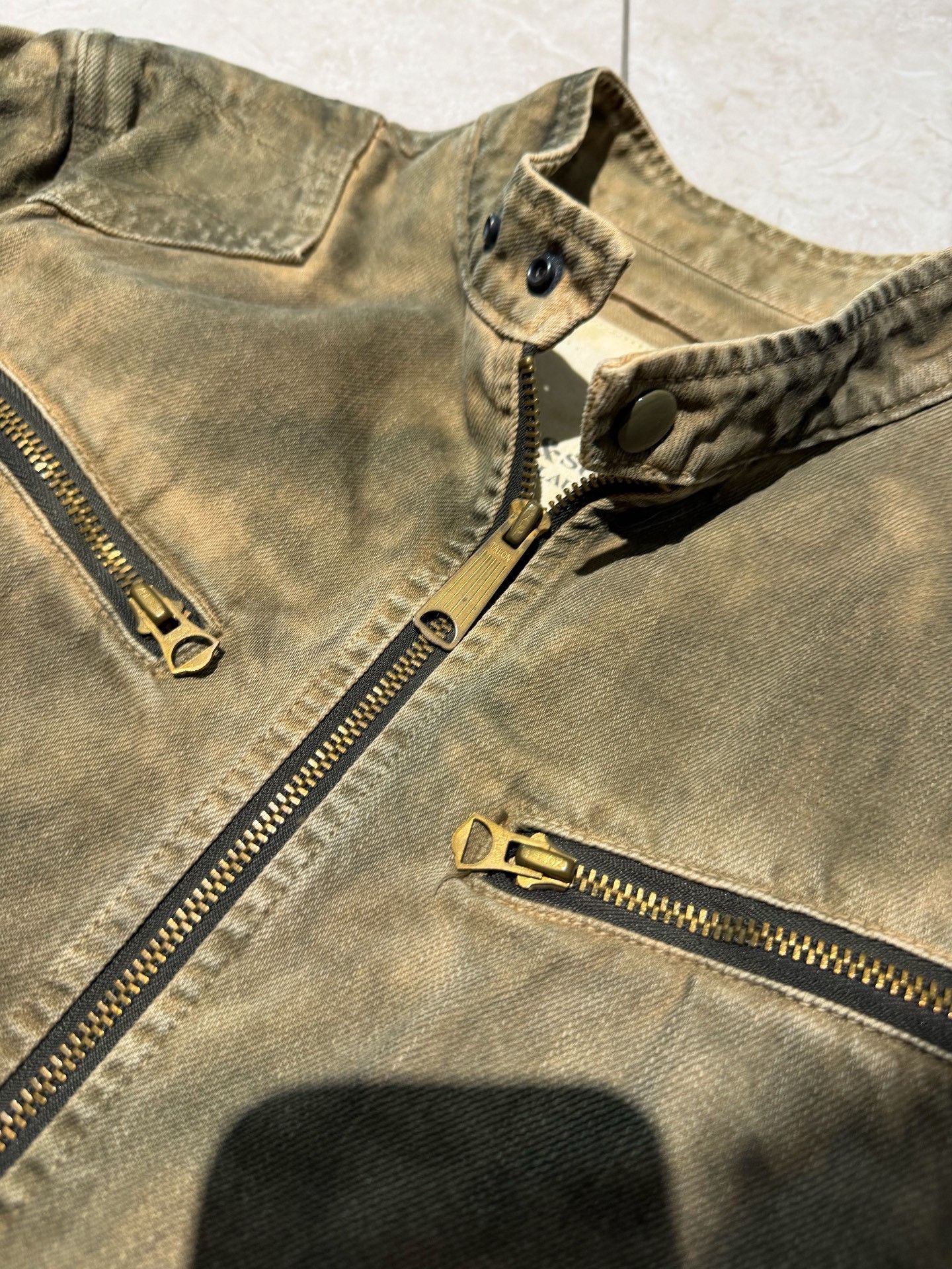 Denim & Supply Ralph Lauren Ralph Lauren Distressed Vintage Mud-Dyed Jacket Size US M / EU 48-50 / 2 - 3 Thumbnail