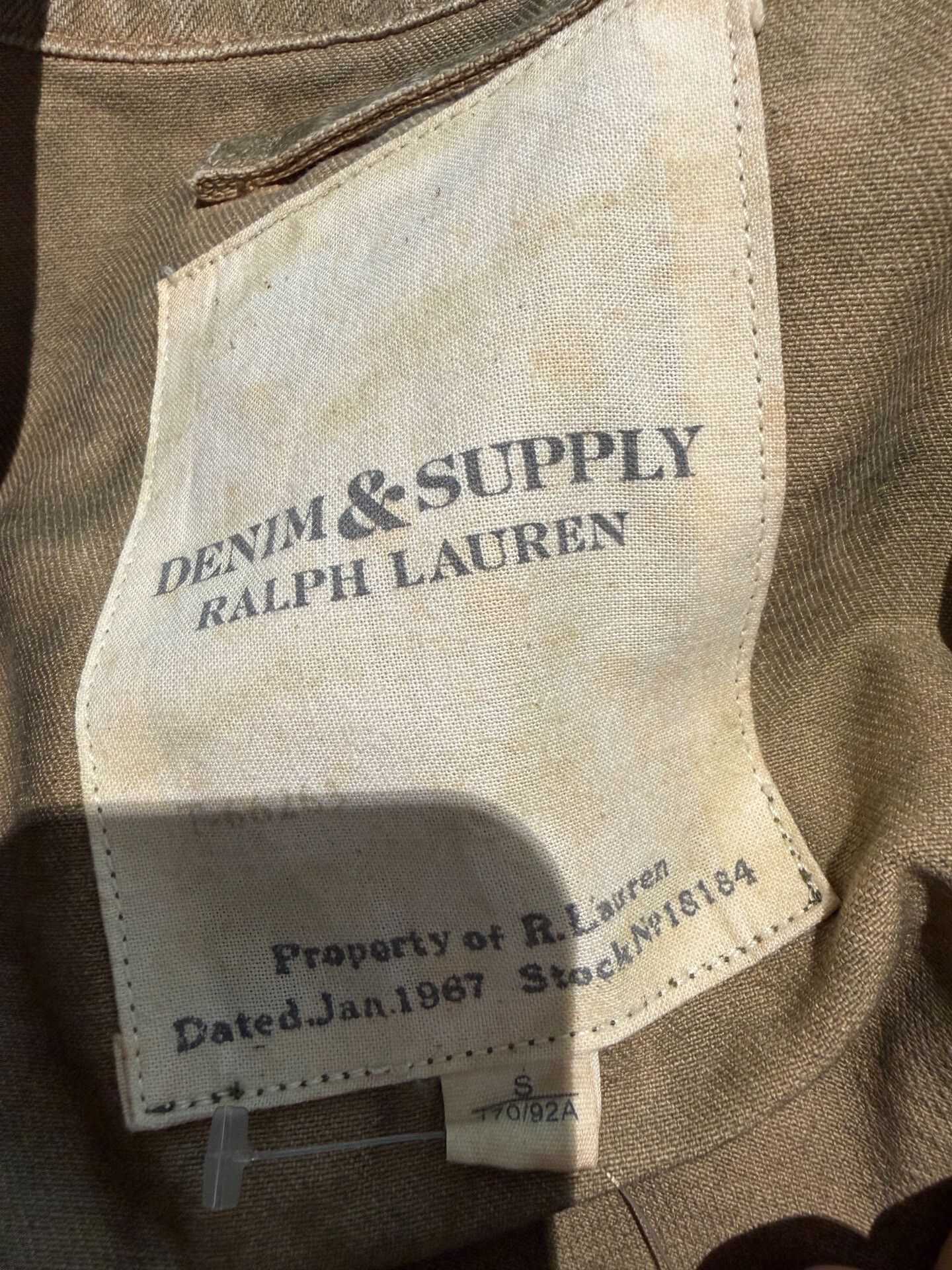 Denim & Supply Ralph Lauren Ralph Lauren Distressed Vintage Mud-Dyed Jacket Size US M / EU 48-50 / 2 - 6 Thumbnail