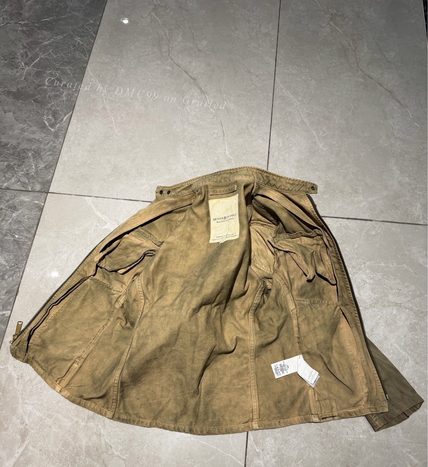 Denim & Supply Ralph Lauren Ralph Lauren Distressed Vintage Mud-Dyed Jacket Size US M / EU 48-50 / 2 - 9 Thumbnail