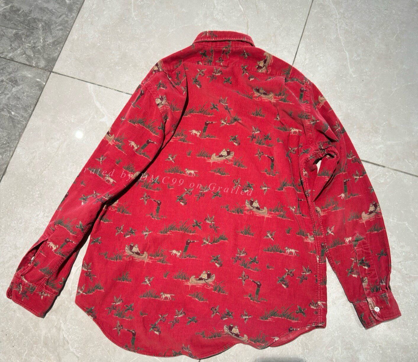 RRL Ralph Lauren Ralph Lauren Vintage US Corduroy Hunting Shirt Size US M / EU 48-50 / 2 - 6 Thumbnail