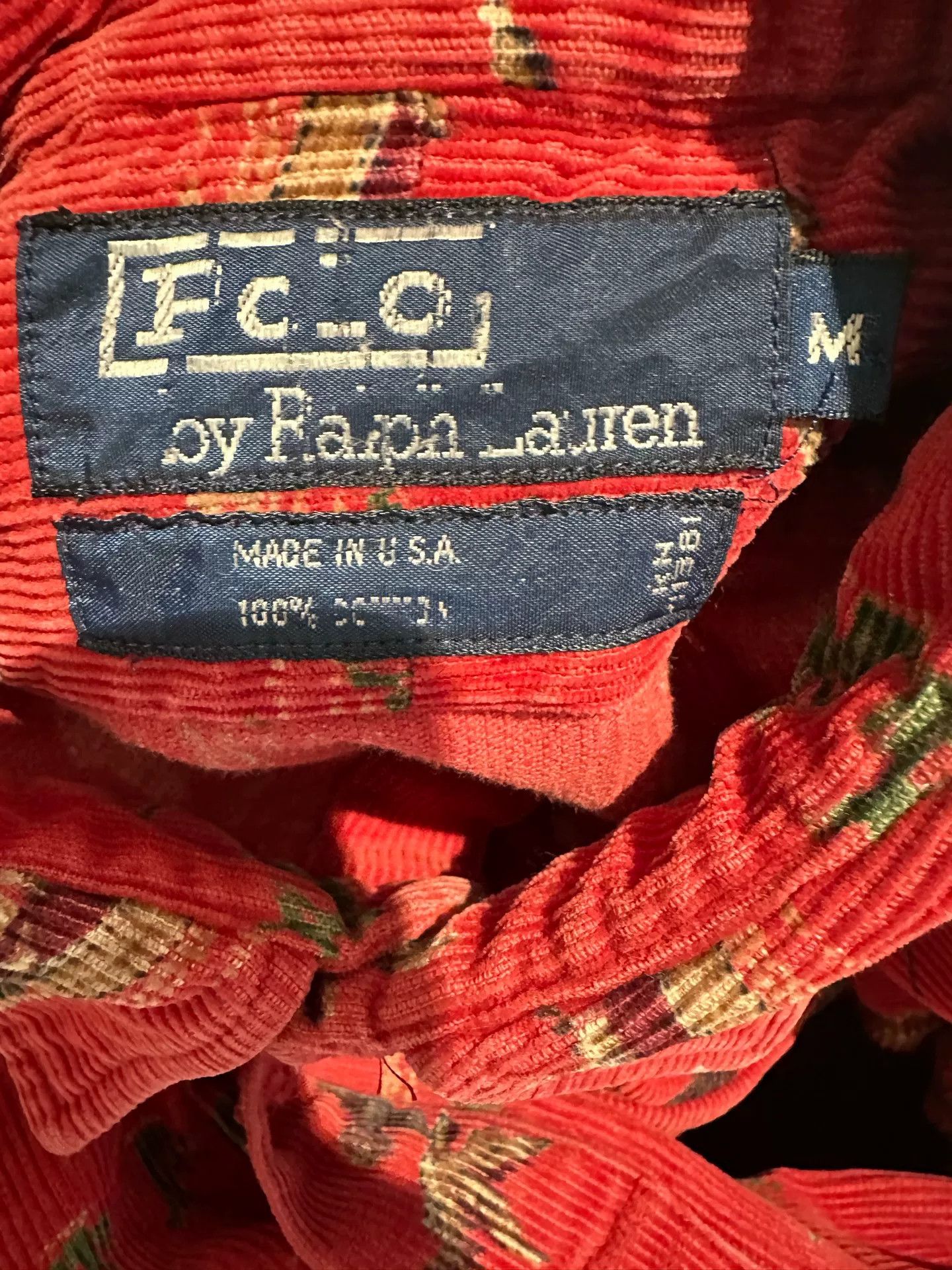 RRL Ralph Lauren Ralph Lauren Vintage US Corduroy Hunting Shirt Size US M / EU 48-50 / 2 - 5 Thumbnail