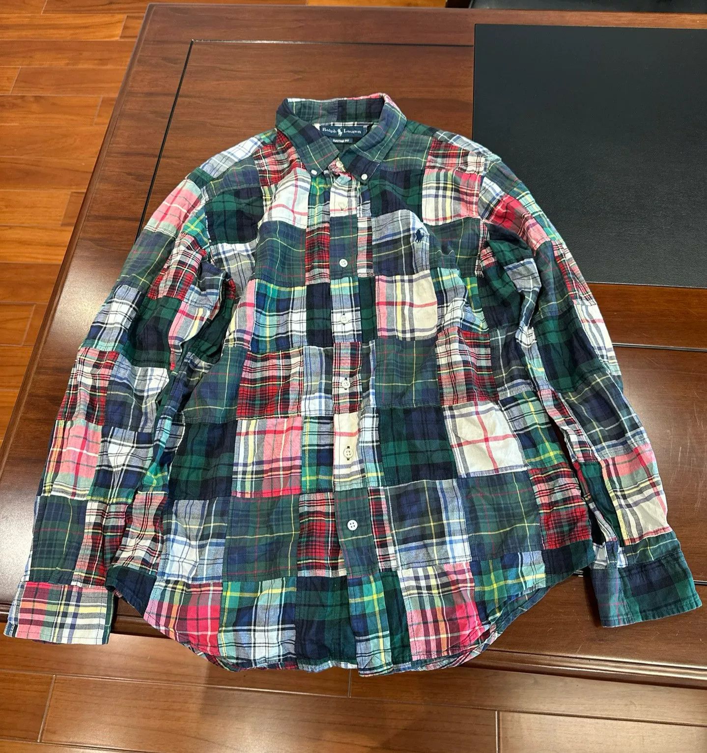 Ralph Lauren Ralph Lauren Patchwork Plaid Shirt Size US M / EU 48-50 / 2 - 6 Thumbnail