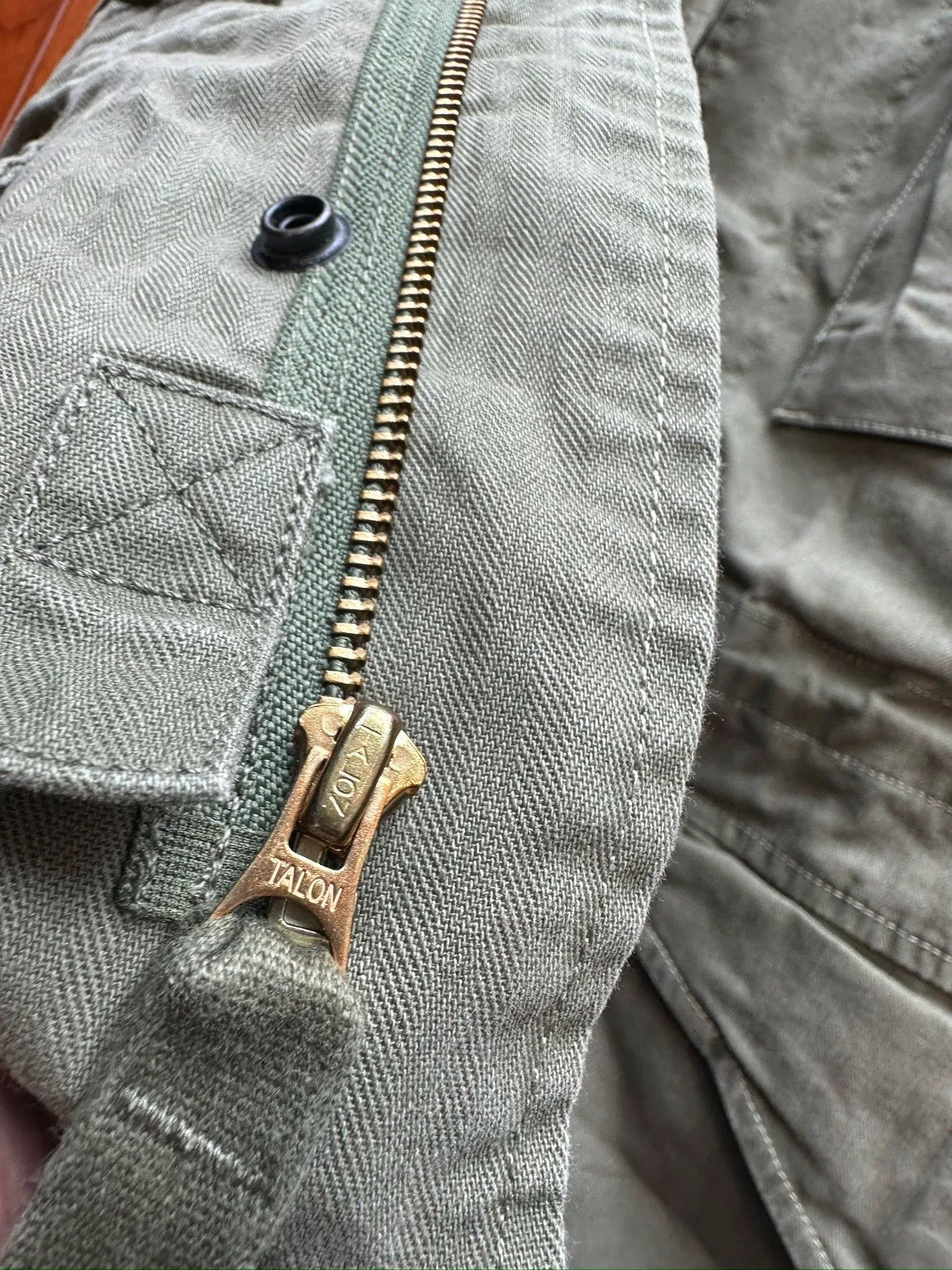 RRL Ralph Lauren Ralph Lauren Vintage M65 Herringbone Jacket Size US M / EU 48-50 / 2 - 6 Thumbnail