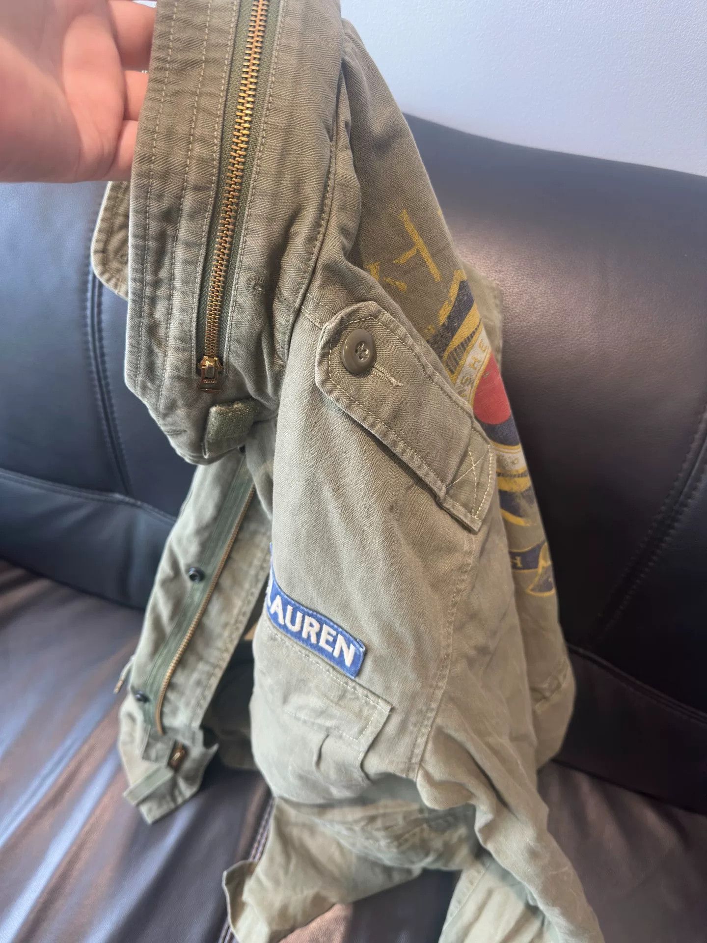 RRL Ralph Lauren Ralph Lauren Vintage M65 Herringbone Jacket Size US M / EU 48-50 / 2 - 8 Thumbnail