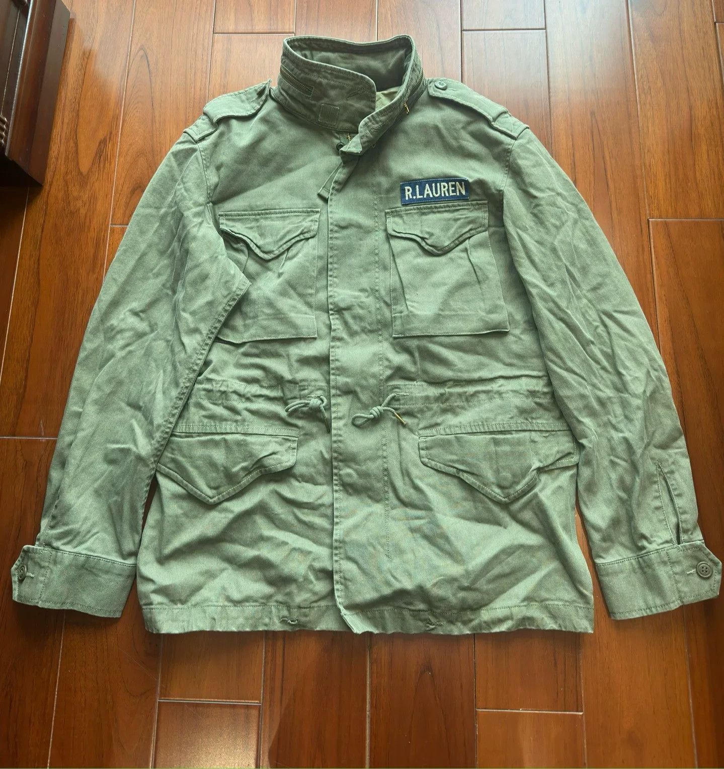 RRL Ralph Lauren Ralph Lauren Vintage M65 Herringbone Jacket Size US M / EU 48-50 / 2 - 2 Thumbnail