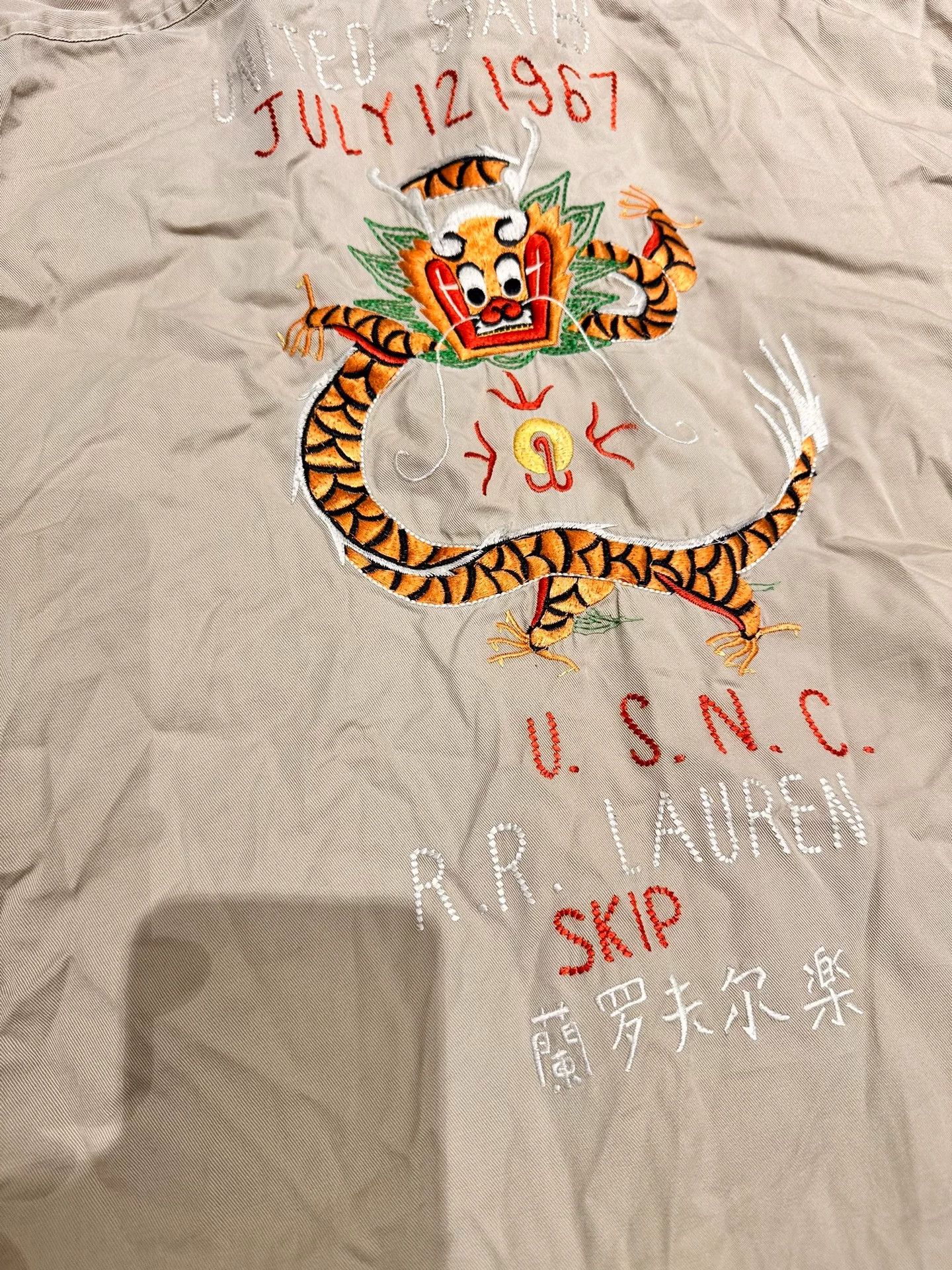 Polo Ralph Lauren Ralph Lauren Chinese Dragon Embroidered Shirt Size US M / EU 48-50 / 2 - 2 Thumbnail