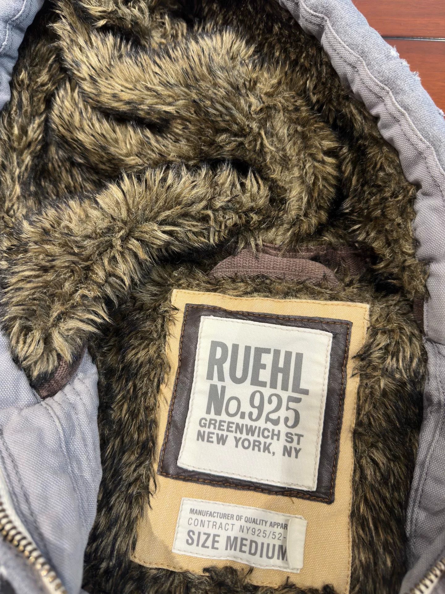Ruehl No. 925 Abercrombie Ruehl Fleece Hoodie Size US M / EU 48-50 / 2 - 5 Thumbnail