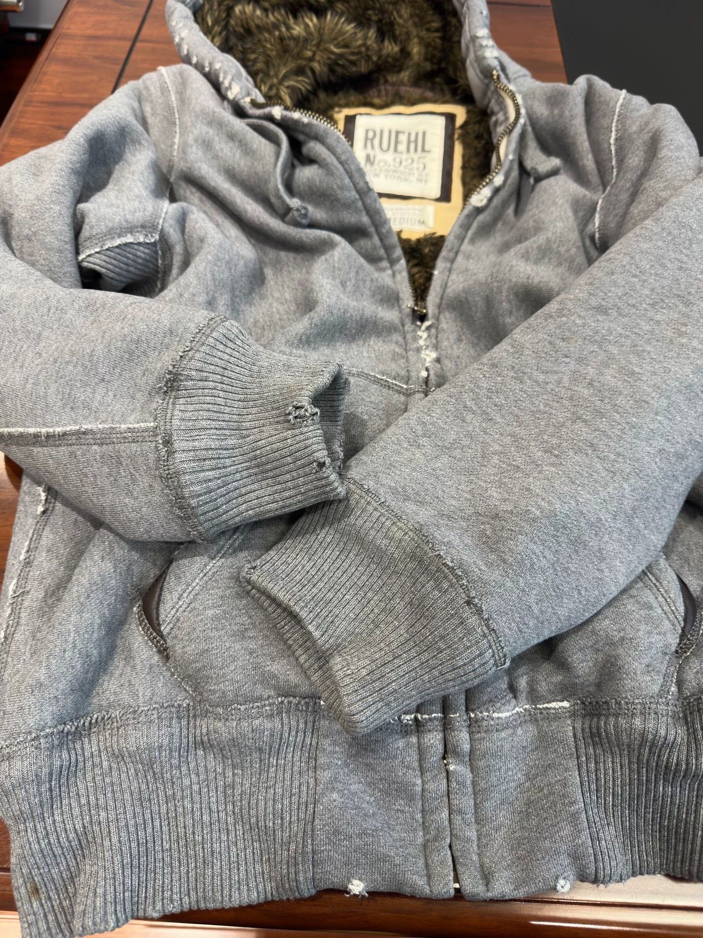 Ruehl No. 925 Abercrombie Ruehl Fleece Hoodie Size US M / EU 48-50 / 2 - 3 Thumbnail