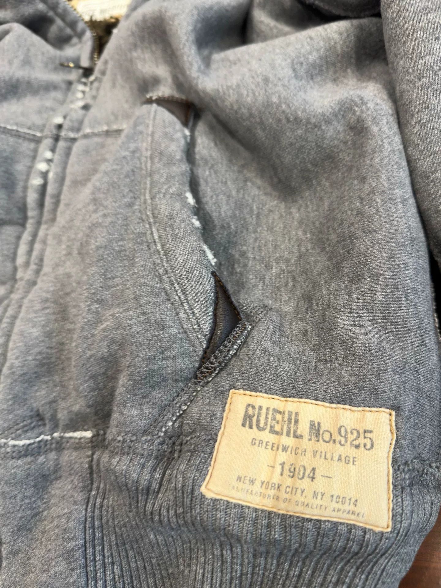 Ruehl No. 925 Abercrombie Ruehl Fleece Hoodie Size US M / EU 48-50 / 2 - 4 Thumbnail