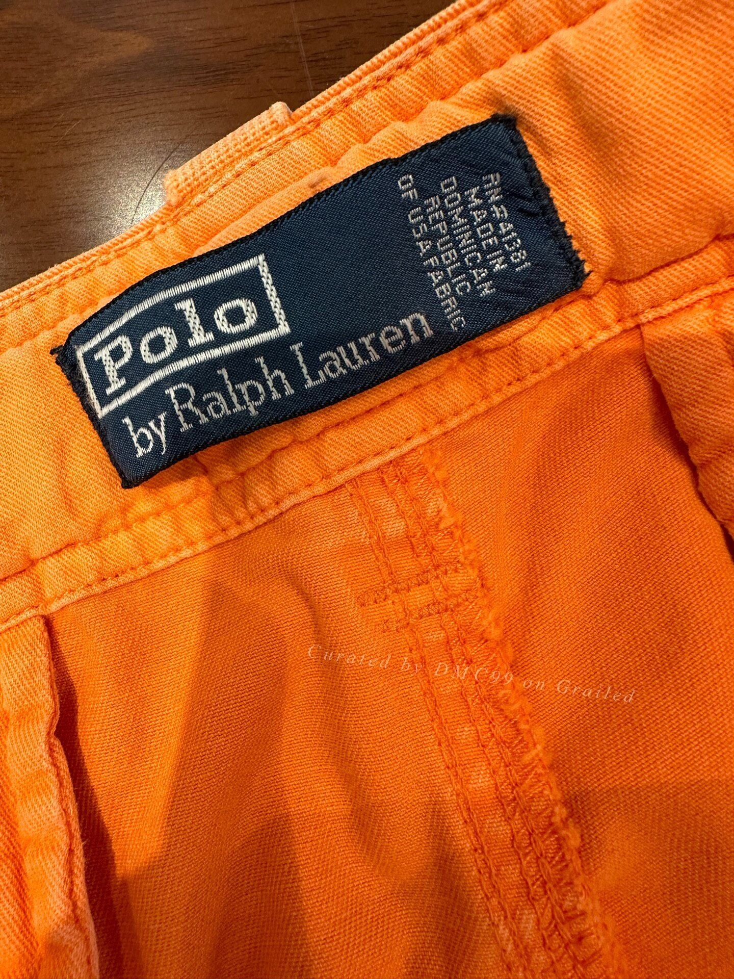 Polo Ralph Lauren Ralph Lauren Orange Multi-Pocket Vintage Shorts Size US 36 / EU 52 - 5 Thumbnail