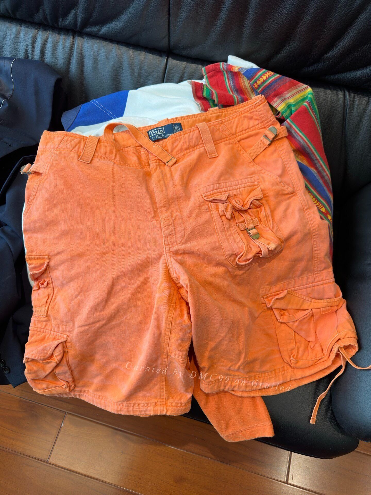 Polo Ralph Lauren Ralph Lauren Orange Multi-Pocket Vintage Shorts Size US 36 / EU 52 - 4 Thumbnail