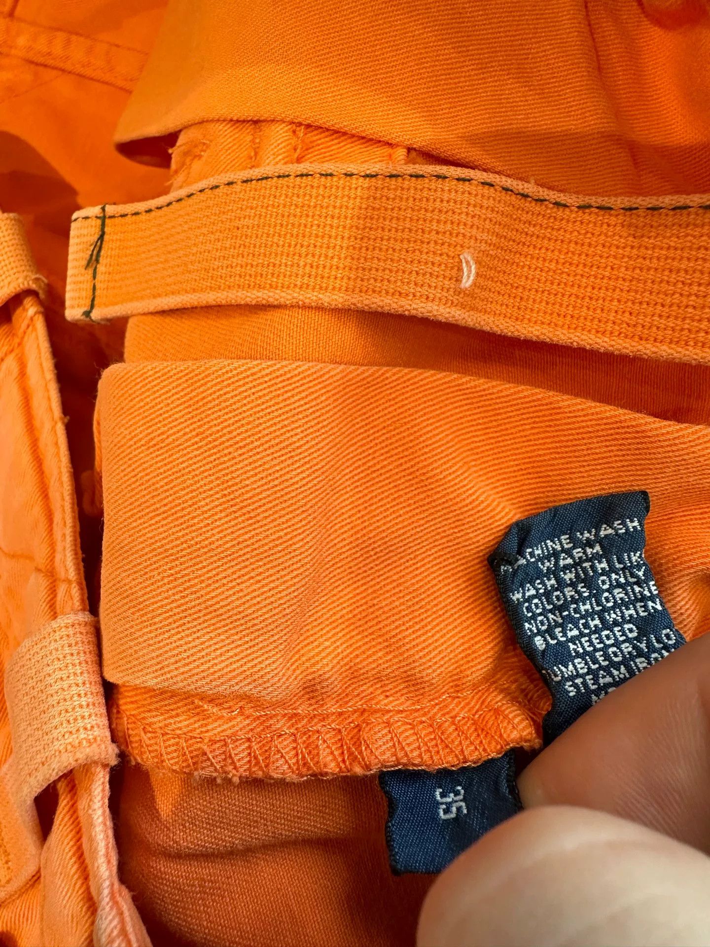 Polo Ralph Lauren Ralph Lauren Orange Multi-Pocket Vintage Shorts Size US 36 / EU 52 - 6 Thumbnail