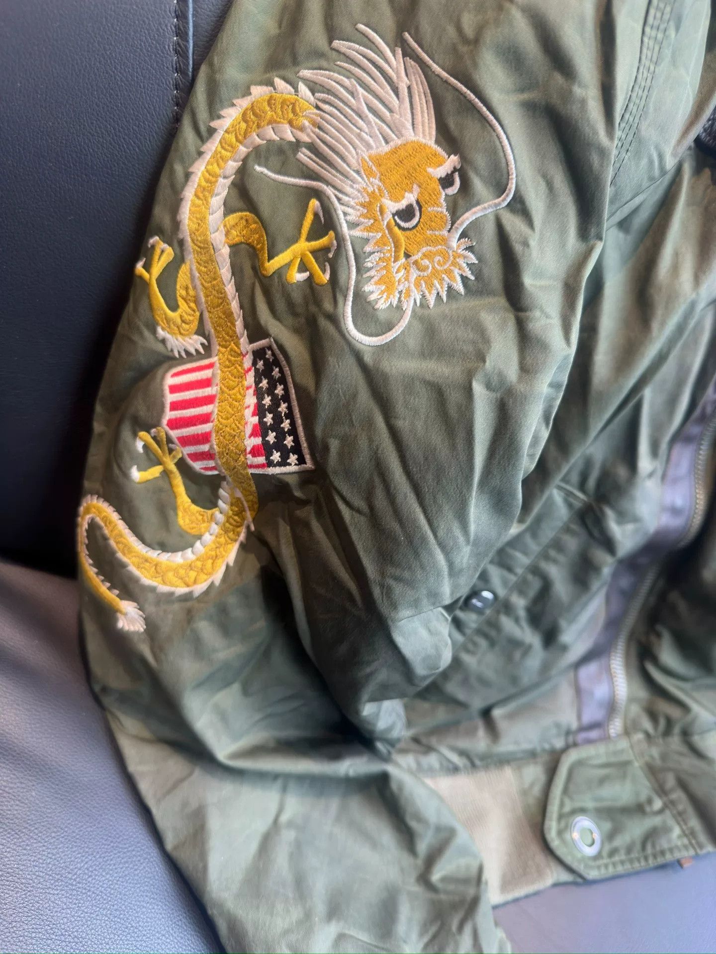 Ralph Lauren Ralph Lauren Black Label Waxed Flight Jacket Size US M / EU 48-50 / 2 - 3 Thumbnail