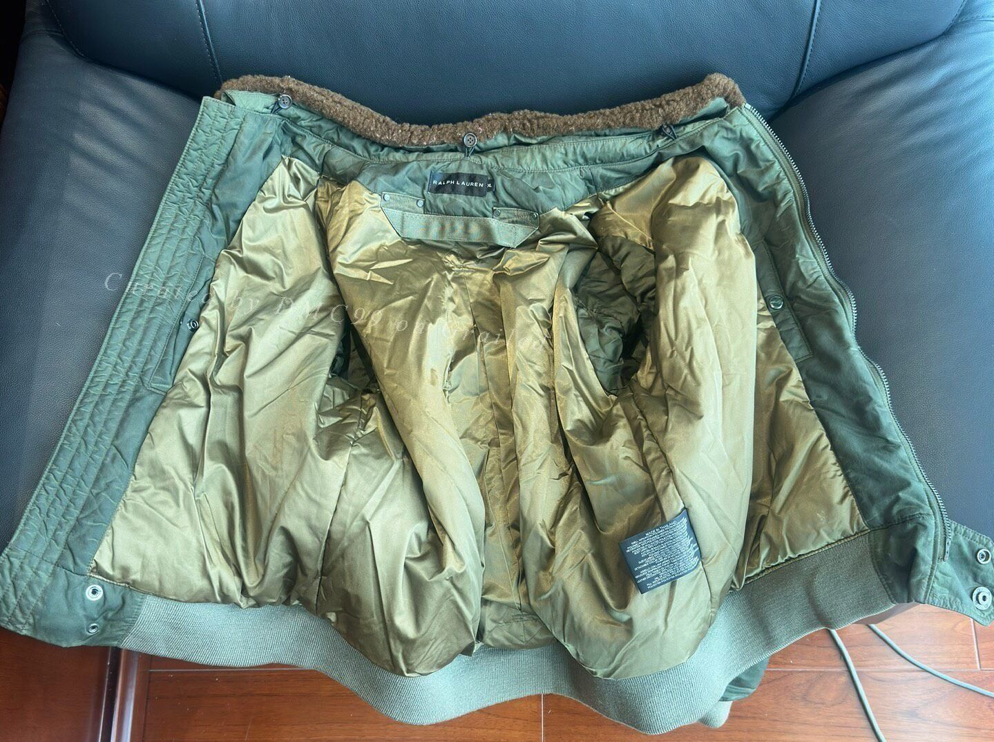 Ralph Lauren Ralph Lauren Black Label Waxed Flight Jacket Size US M / EU 48-50 / 2 - 6 Thumbnail
