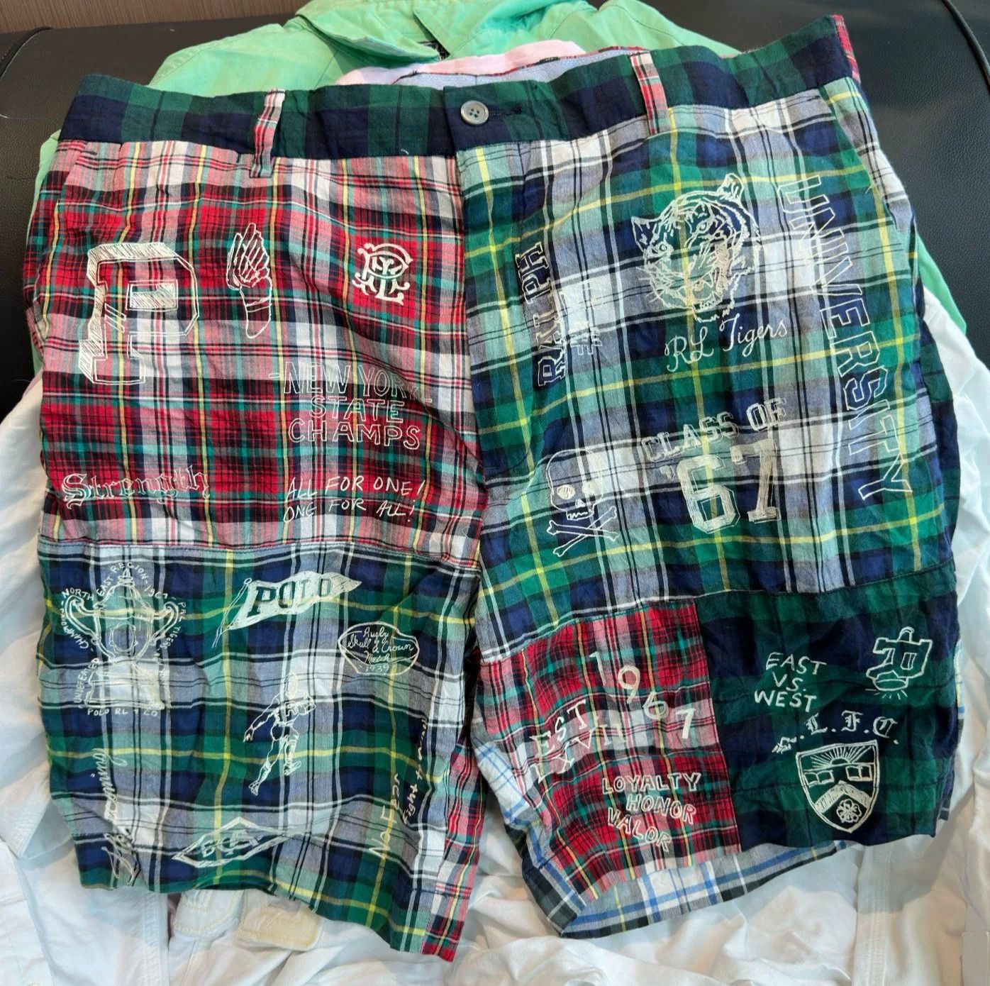 Ralph Lauren Ralph Lauren Patchwork Graffiti Shorts Size US 30 / EU 46 - 3 Thumbnail