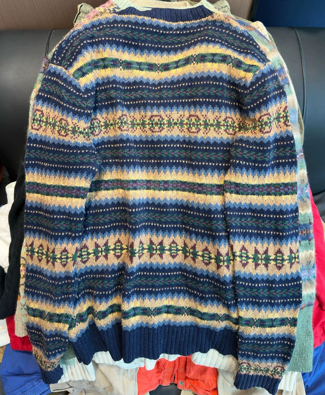 Ralph Lauren Ralph Lauren Vintage Fair Isle Wool Sweater Size US M / EU 48-50 / 2 - 6 Thumbnail